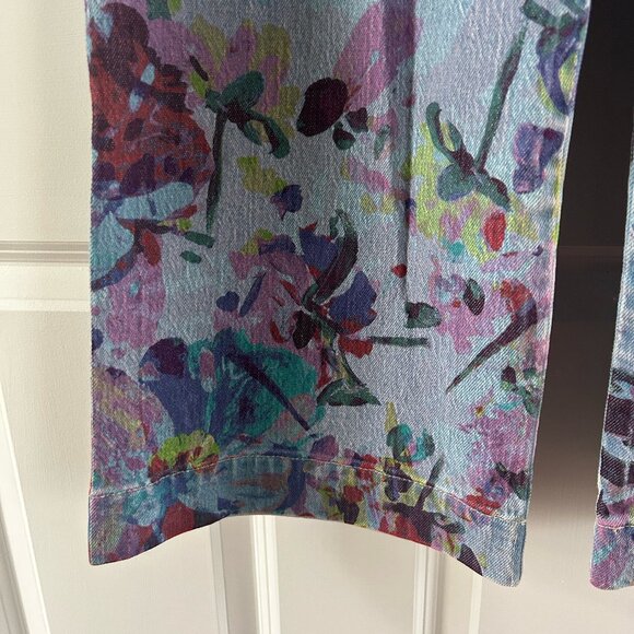 The Denim Colette Cropped Wide-Leg Jeans (Size 28) - Picture 4 of 11